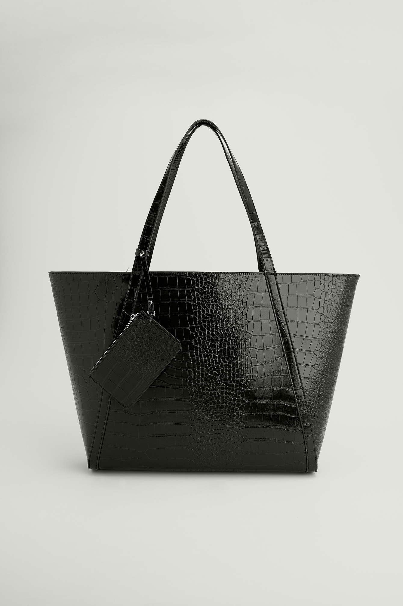 Recycled Glossy Croc Shopper